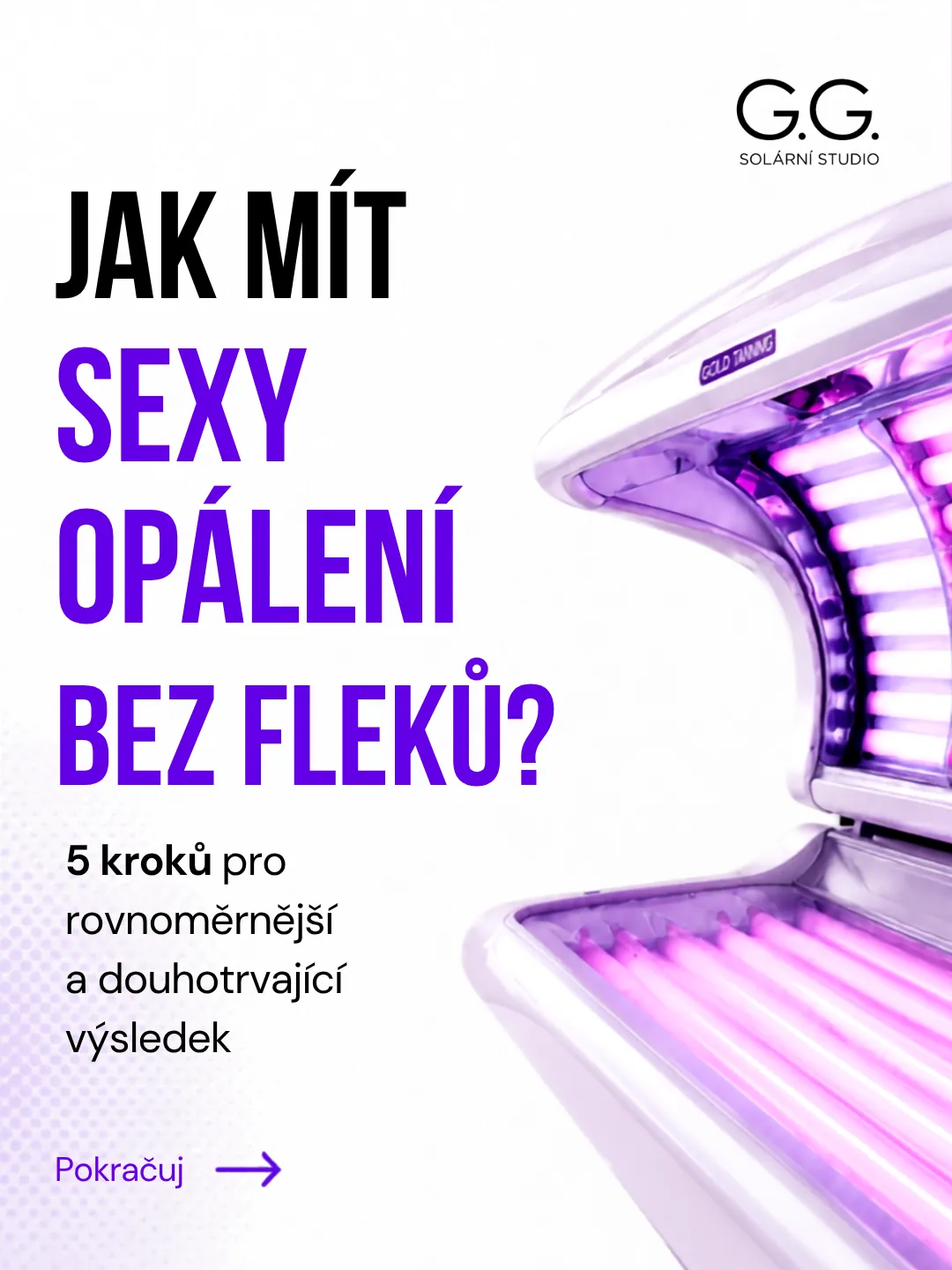 G.G. Solární studio – Jak mít sexy opálení bez fleků